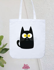 Cat Tote Bag Zipper