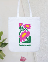 Flower Love Tote Bag