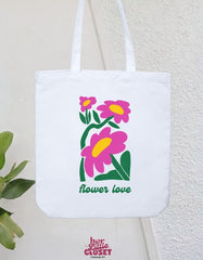 Flower Love Tote Bag